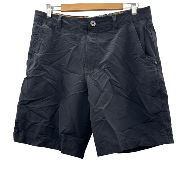 Vintage Y2K Lululemon Black‎ 9" Inseam Casual Golf Shorts Size 34 Retro - Picture 1 of 9